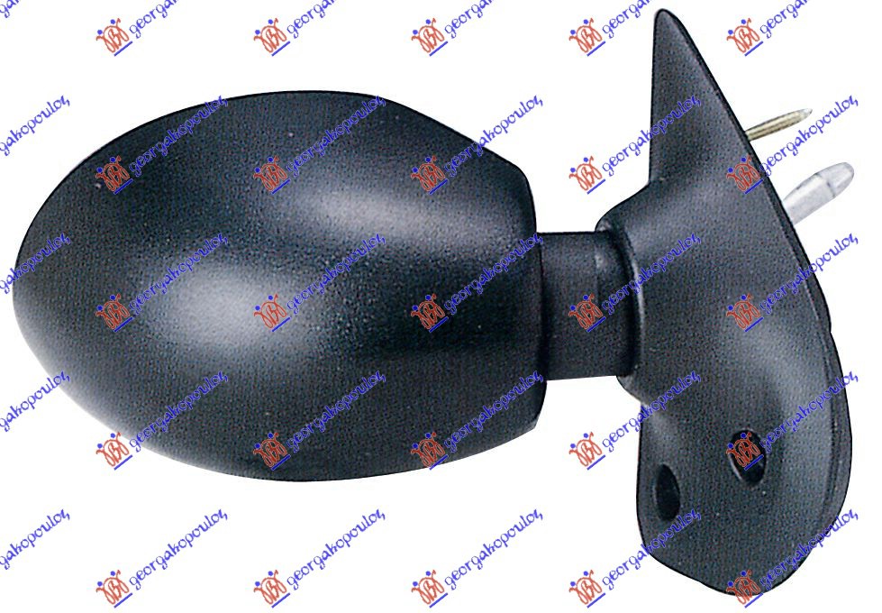 RETROVIZOR MEHANICKI SA RUCICOM (KONVEKSNO STAKLO) - DESNO