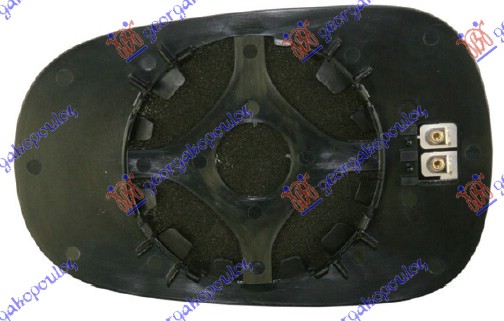 STAKLO RETROVIZORA SA GREJACEM (KONVEKSNO) - DESNO