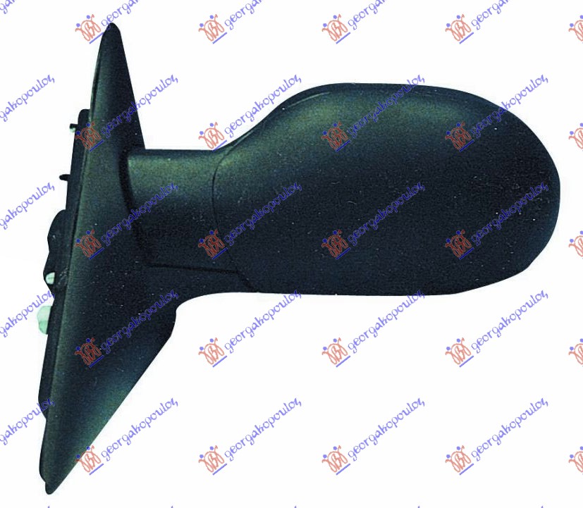 RETROVIZOR ELEKTRICNI SA GREJACEM (A KVALITET) (ASFERICNO STAKLO) - LEVO