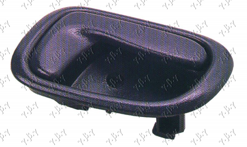 KVAKA PREDNJIH/ZADNJIH VRATA UNUTRASNJA CRNA - LEVO