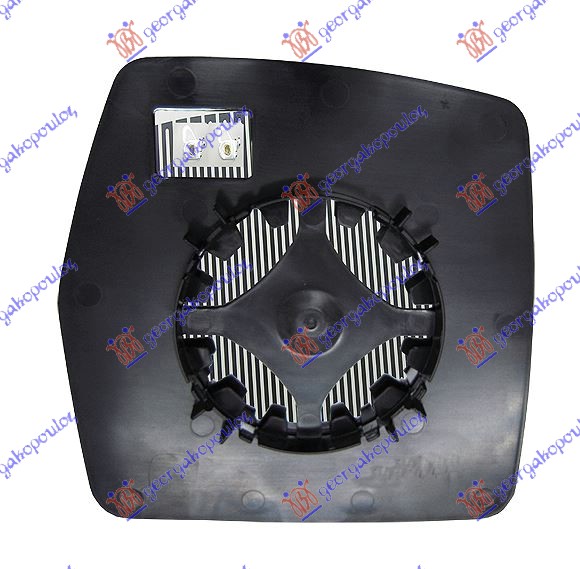 STAKLO RETROVIZORA SA GREJACEM (KONVEKSNO) - LEVO