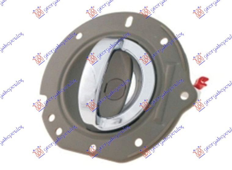 KVAKA PREDNJIH/ZADNJIH VRATA UNUTRASNJA HROM - DESNO