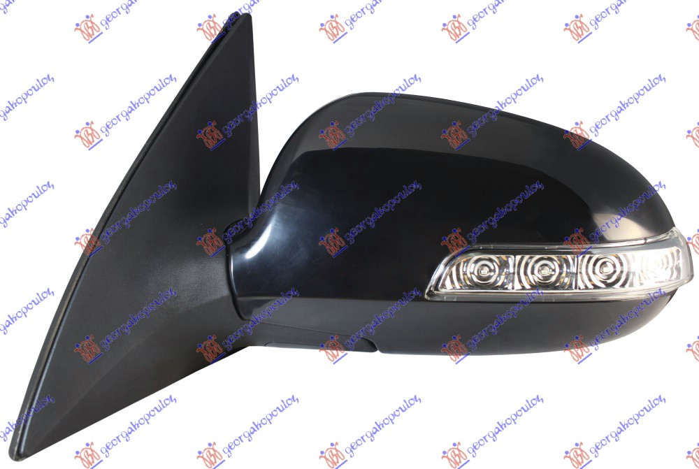 RETROVIZOR ELEKTRICNI SA GREJACEM (MIGAVAC) (KONVEKSNO STAKLO) - LEVO