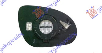 STAKLO RETROVIZORA SA GREJACEM -11 (KOREJA) (ASFERICNO) - LEVO