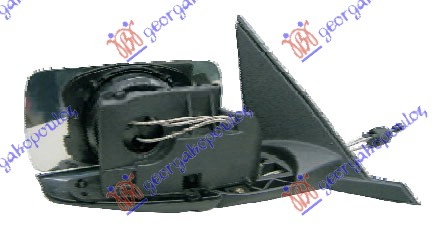 RETROVIZOR (BEZ POKLOPCA) MEHANICKI SA SAJLOM 5 VRATA (KONVEKSNO STAKLO) - DESNO