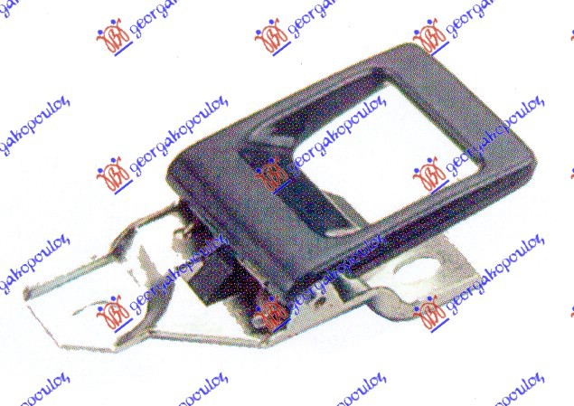 KVAKA PREDNJIH VRATA UNUTRASNJA CRNA - LEVO