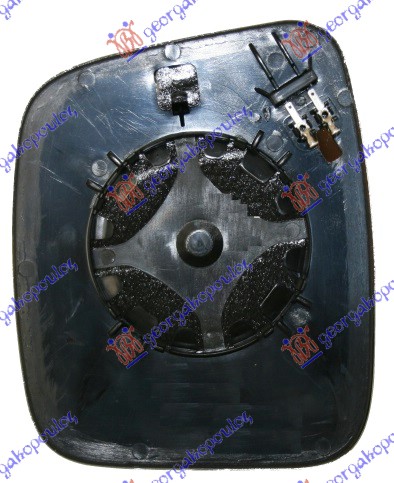 STAKLO RETROVIZORA SA GREJACEM (KONVEKSNO) - DESNO