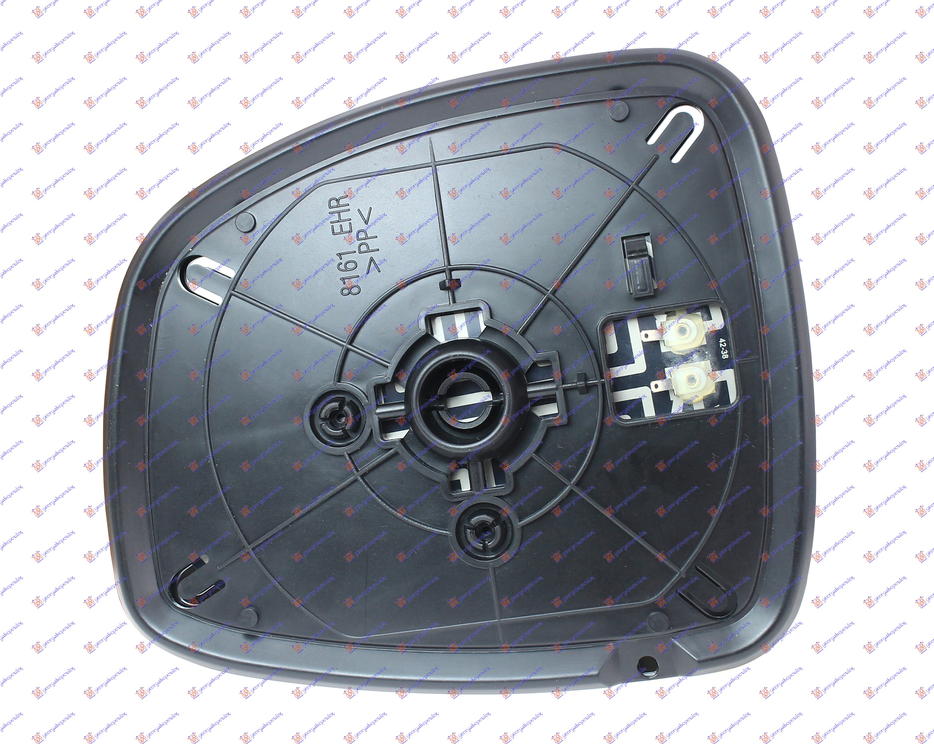 STAKLO RETROVIZORA SA GREJACEM 12- (KONVEKSNO) - DESNO