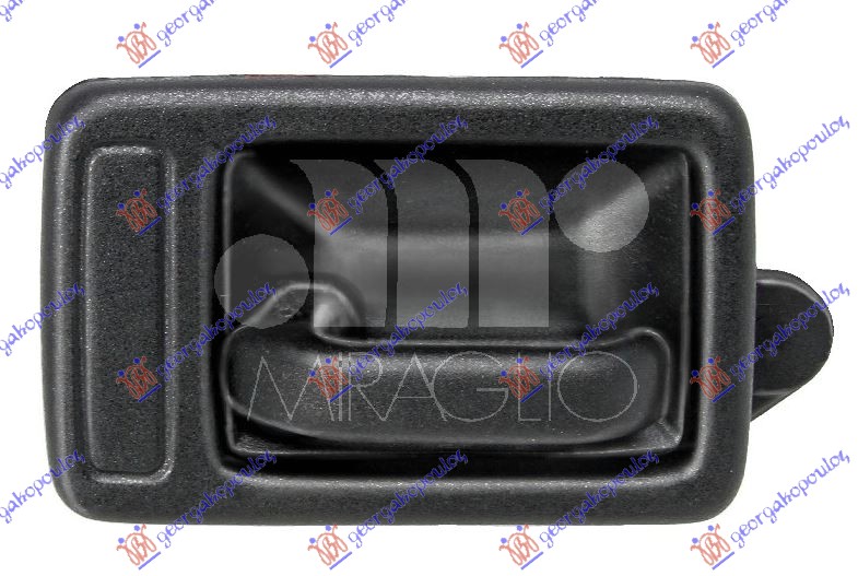 KVAKA PREDNJIH VRATA UNUTRASNJA CRNA - DESNO