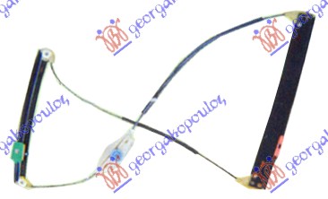 PODIZAC ZADNJEG PROZORA ELEKTRICNI (BEZ MOTORA) - LEVO