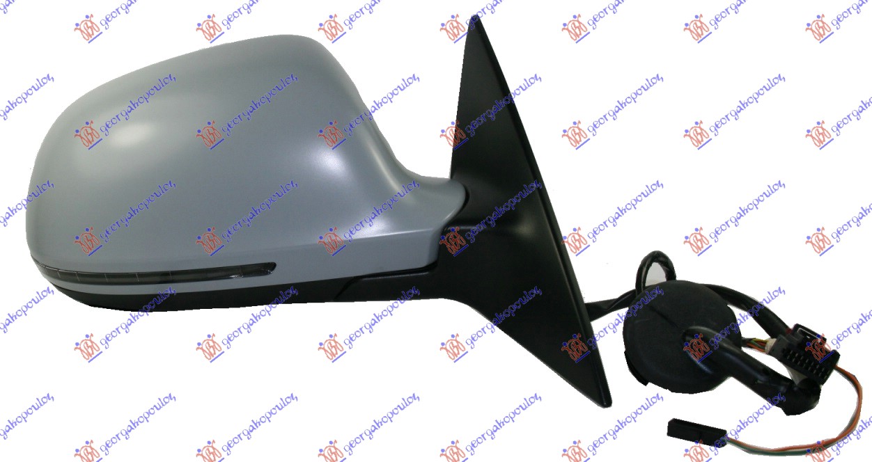 RETROVIZOR ELEKTRICNI SA GREJACEM PM (MIGAVAC) (8 PIN) (A KVALITET) (ASFERICNO S - DESNO