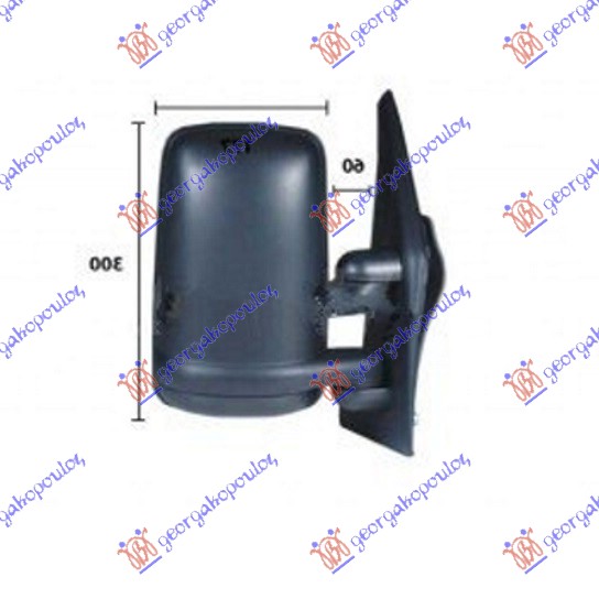 RETROVIZOR MEHANICKI -03 (KONVEKSNO STAKLO) - LEVO