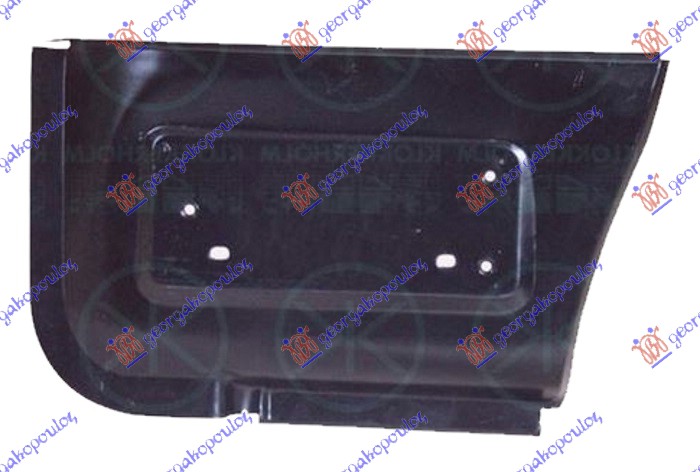 KRAJ ZADNJEG BLATOBRANA (PREDNJI DEO) - LEVO