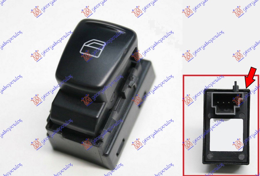 PREKIDAC U LEVIM/DESNIM VRATIMA (4 PIN) - DESNO