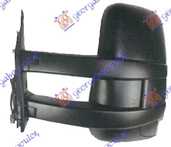 RETROVIZOR ELEKTRICNI SA GREJACEM DUGI (MIGAVAC) (SENZOR) (KONVEKSNO STAKLO) - LEVO