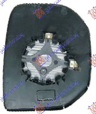 STAKLO RETROVIZORA SA GREJACEM -12 (KONVEKSNO) - LEVO