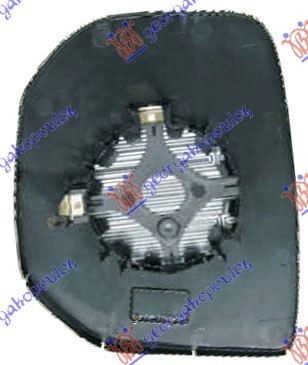 STAKLO RETROVIZORA SA GREJACEM -12 (KONVEKSNO) - DESNO