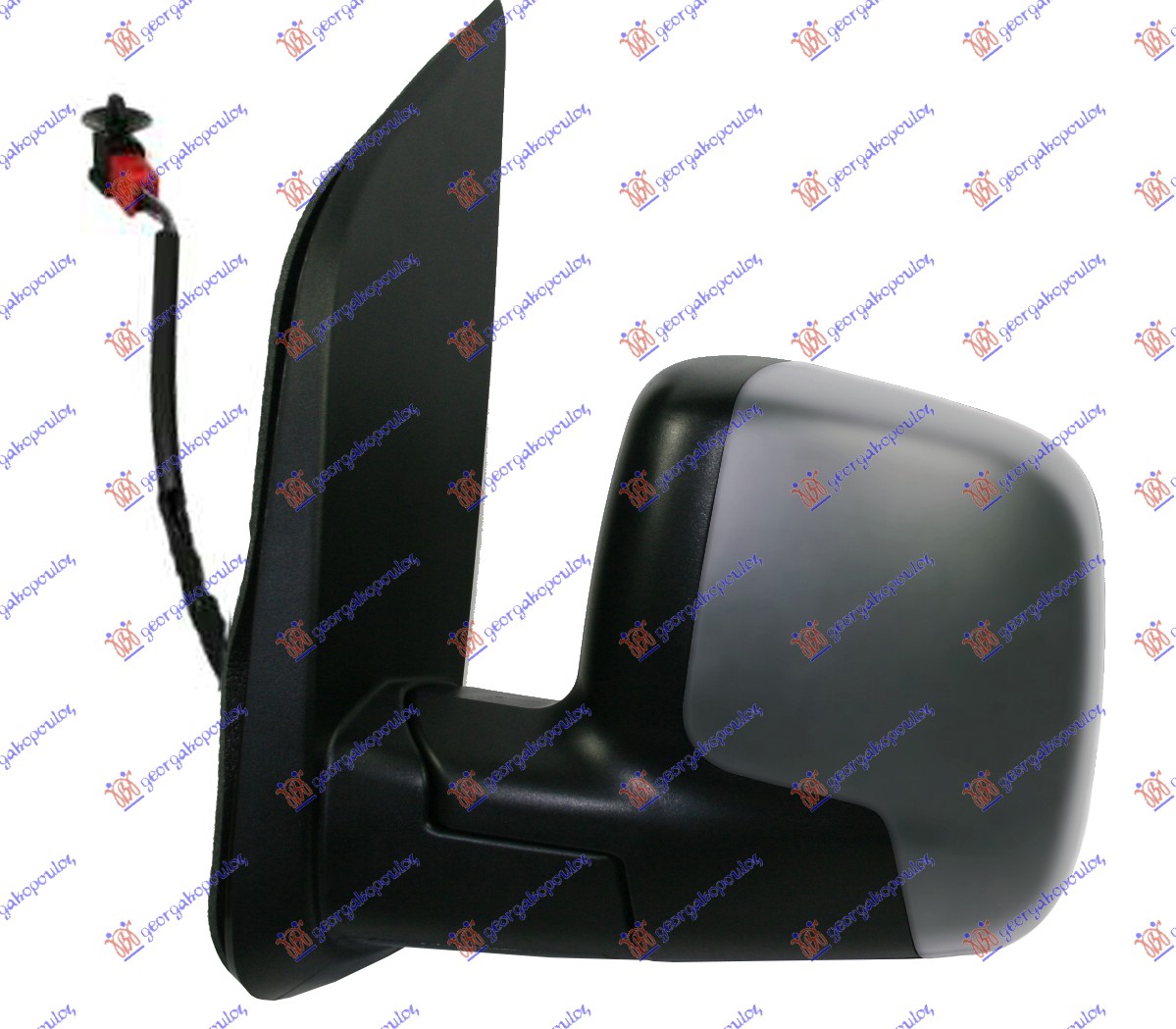 RETROVIZOR ELEKTRICNI SA GREJACEM PM (A KVALITET) (KONVEKSNO STAKLO) - LEVO