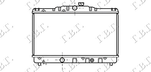 HLADNJAK MOTORA 1.3/1.6CC (325x569x16)