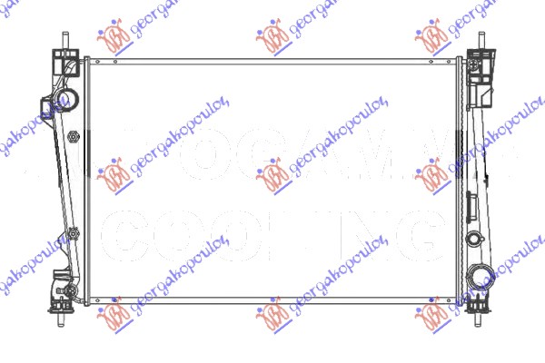 HLADNJAK MOTORA 1.6 JTDM (62x44x27)