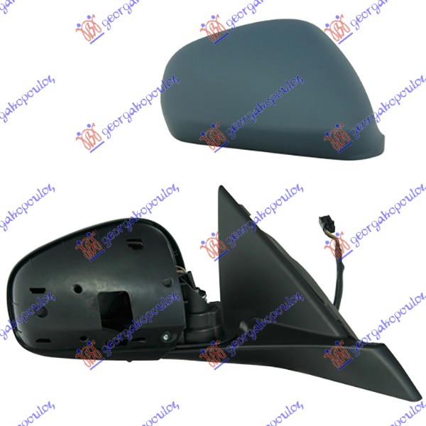RETROVIZOR ELEKTRICNI SA GREJACEM PM (SENZOR) (A KVALITET) (KONVEKSNO STAKLO) - DESNO