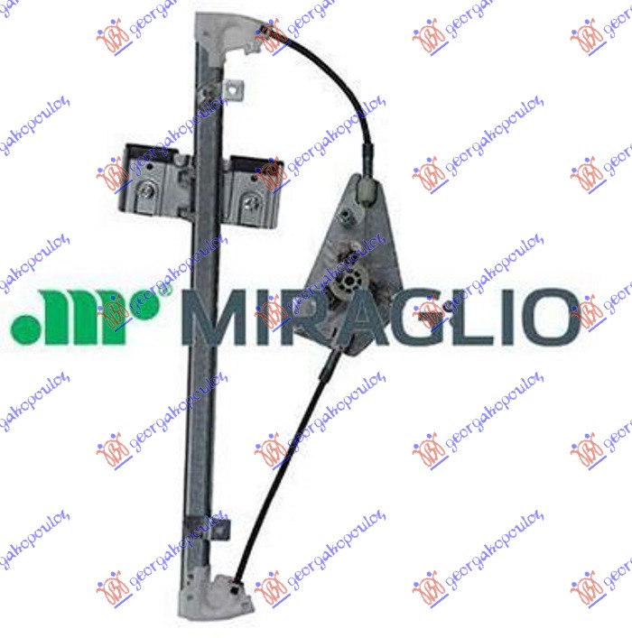 PODIZAC ZADNJEG PROZORA ELEKTRICNI (BEZ MOTORA) (A KVALITET) - DESNO