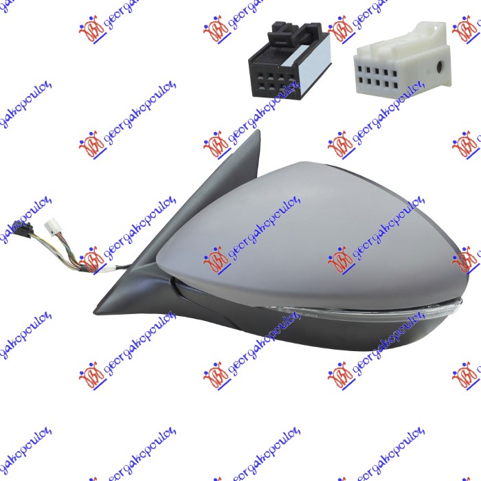 RETROVIZOR ELEKTRICNI SA GREJACEM PM (ELEKTRO-SKLOPIV) (MEMORIJA) (MIGAVAC) (KON - LEVO