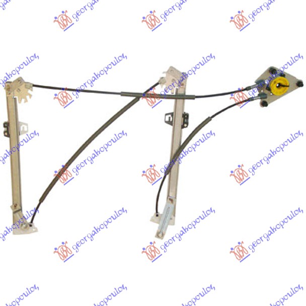 PODIZAC PROZORA ELEKTRICNI (BEZ MOTORA) 3 VRATA (A KVALITET) - LEVO