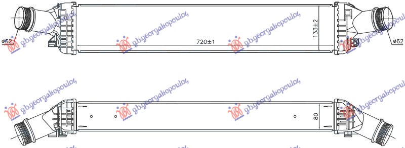 HLADNJAK INTERKULERA 3.0 TDI DIZEL (720x133)