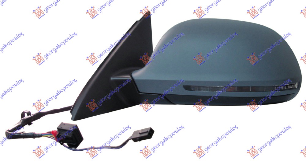 RETROVIZOR ELEKTRICNI SA GREJACEM PM (MIGAVAC) (A KVALITET) (ASFERICNO STAKLO) - LEVO