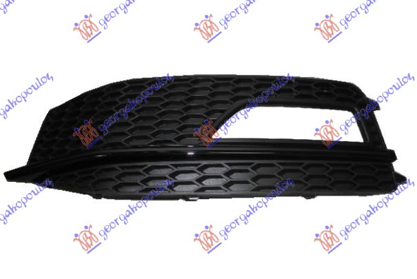 RESETKA PREDNJEG BRANIKA (SA MAGLENKOM) CRNA (S-LINE) - LEVO
