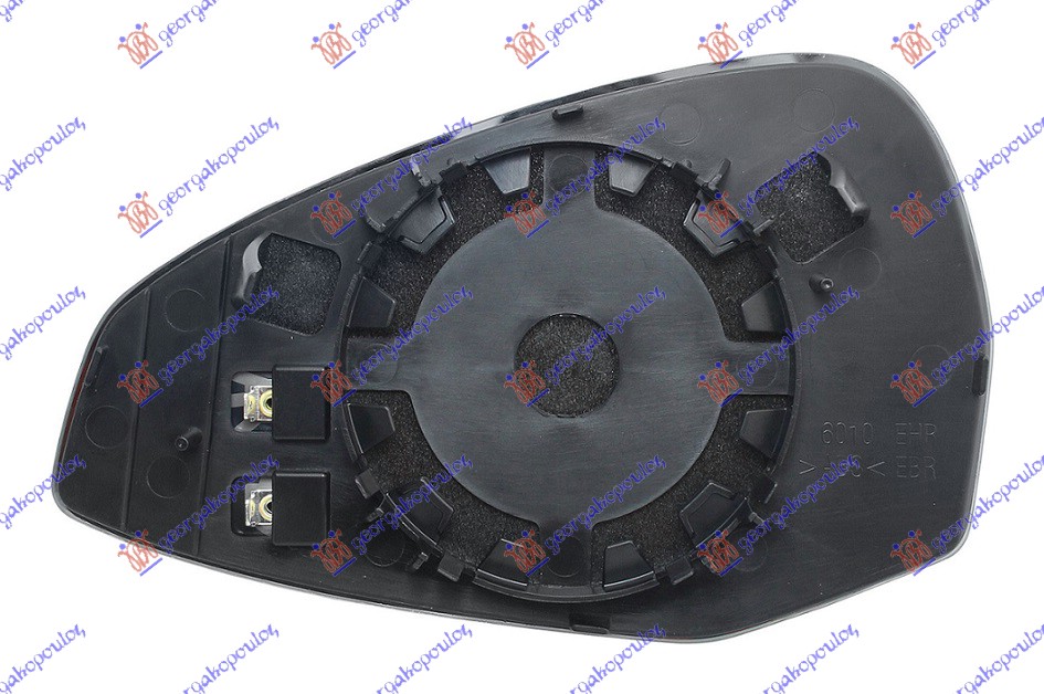 STAKLO RETROVIZORA SA GREJACEM (ASFERICNO) - DESNO