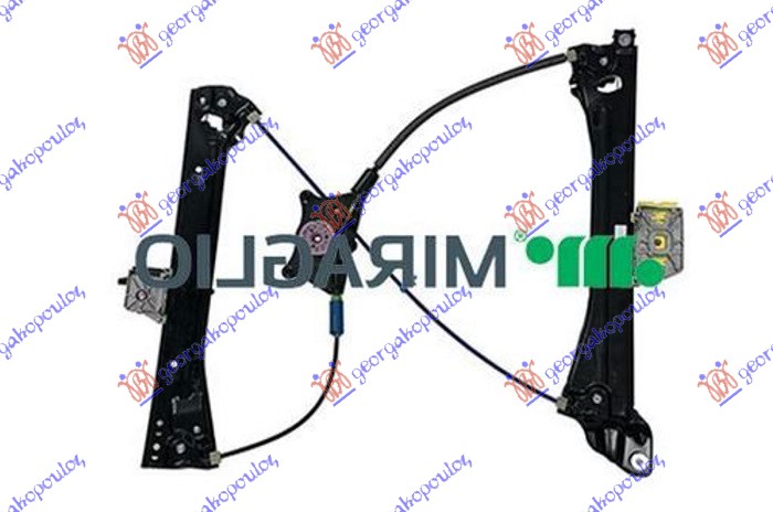 PODIZAC PREDNJEG PROZORA ELEKTRICNI (BEZ MOTORA) (COUPE) (A KVALITET) - LEVO