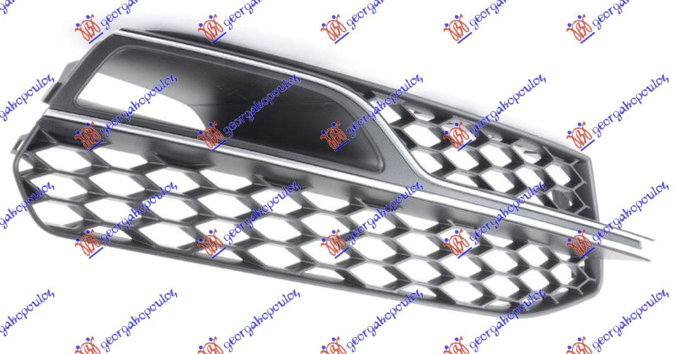 RESETKA PREDNJEG BRANIKA SA HROM (SA MAGLENKOM) (S3) - DESNO