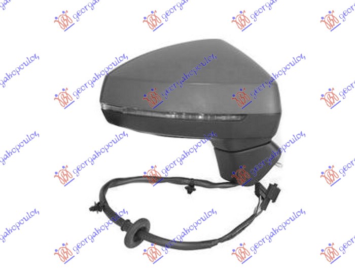 RETROVIZOR ELEKTRICNI SA GREJACEM PM (ELEKTRO-SKLOPIV) (MIGAVAC) (MEMORIJA) (MRT - DESNO