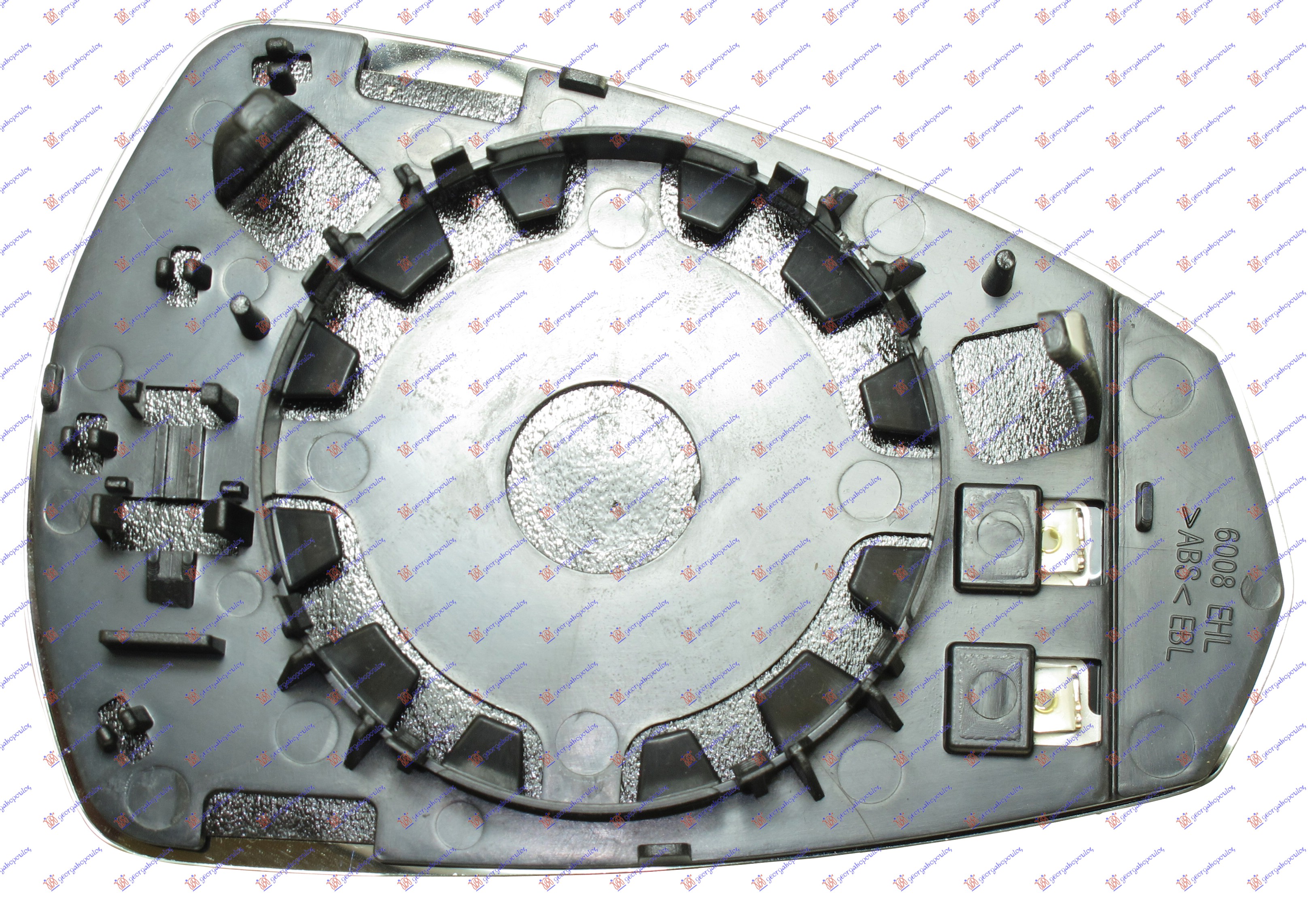 STAKLO RETROVIZORA SA GREJACEM (ASFERICNO) - LEVO