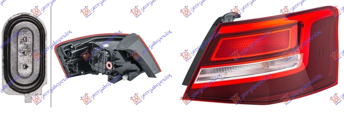 STOP LAMPA SPOLJASNJA LED (HELLA) - DESNO