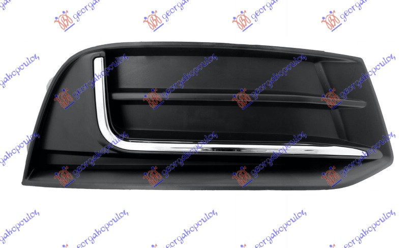 RESETKA PREDNJEG BRANIKA SA HROM LAJSNOM - DESNO