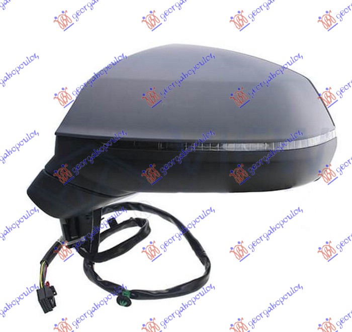 RETROVIZOR ELEKTRICNI SA GREJACEM PM (ELEKTRO-SKLOPIV) (MIGAVAC) (MRTAV UGAO) (1