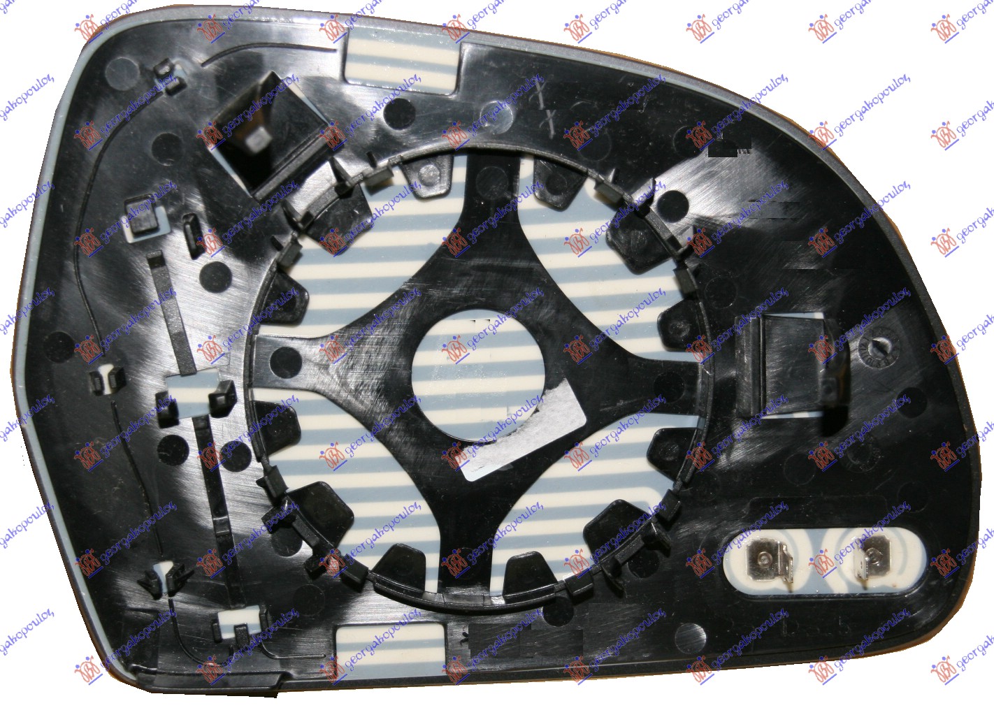 STAKLO RETROVIZORA SA GREJACEM -10 (ASFERICNO) - LEVO