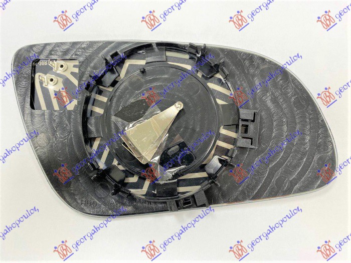 STAKLO RETROVIZORA SA GREJACEM PLAVO -07 (ASFERICNO) - LEVO