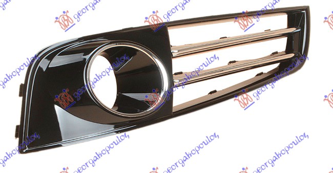 RESETKA PREDNJEG BRANIKA (SA MAGLENKOM) (2 HROM LAJSNE) - LEVO