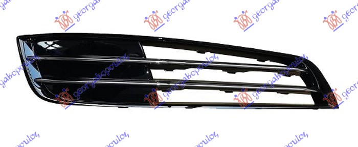 RESETKA PREDNJEG BRANIKA (BEZ MAGLENKE) (2 HROM LAJSNE) - DESNO