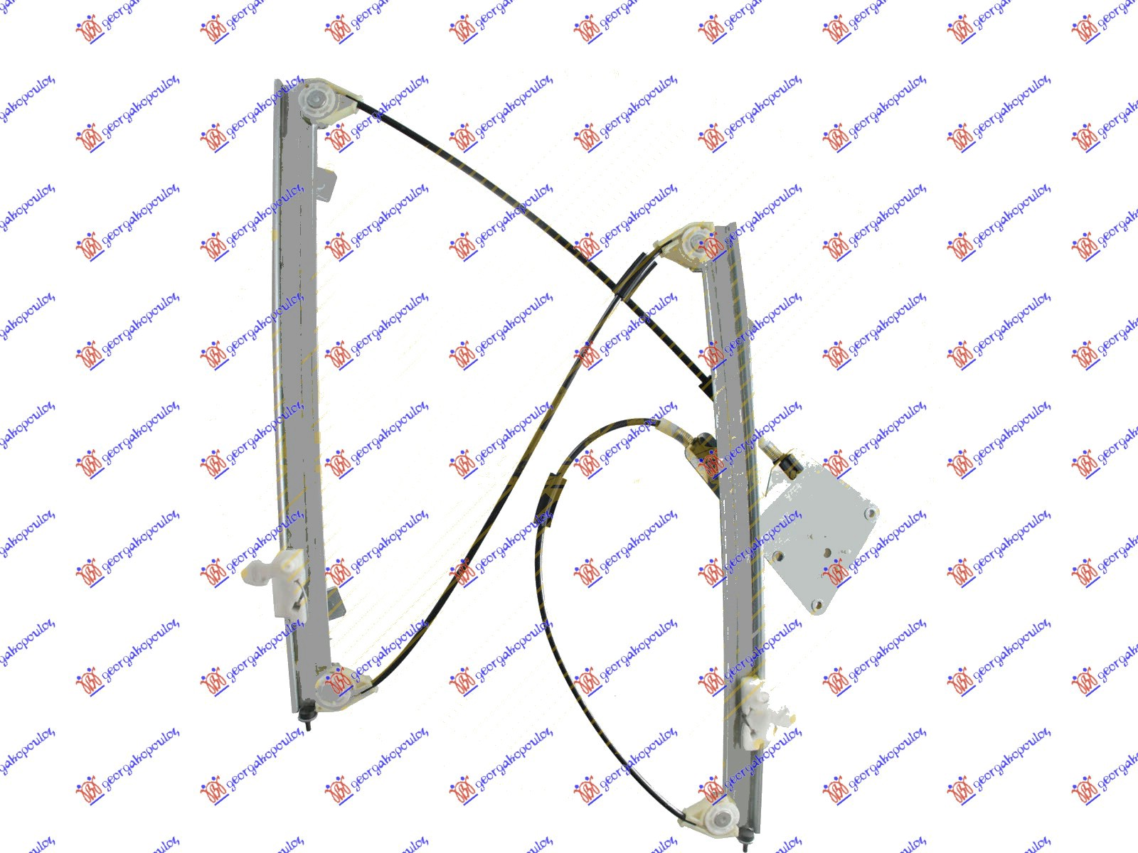 PODIZAC PREDNJEG PROZORA ELEKTRICNI (BEZ MOTORA) (A KVALITET) - DESNO