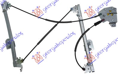 PODIZAC PROZORA ELEKTRICNI (BEZ MOTORA) 3 VRATA (A KVALITET) - DESNO