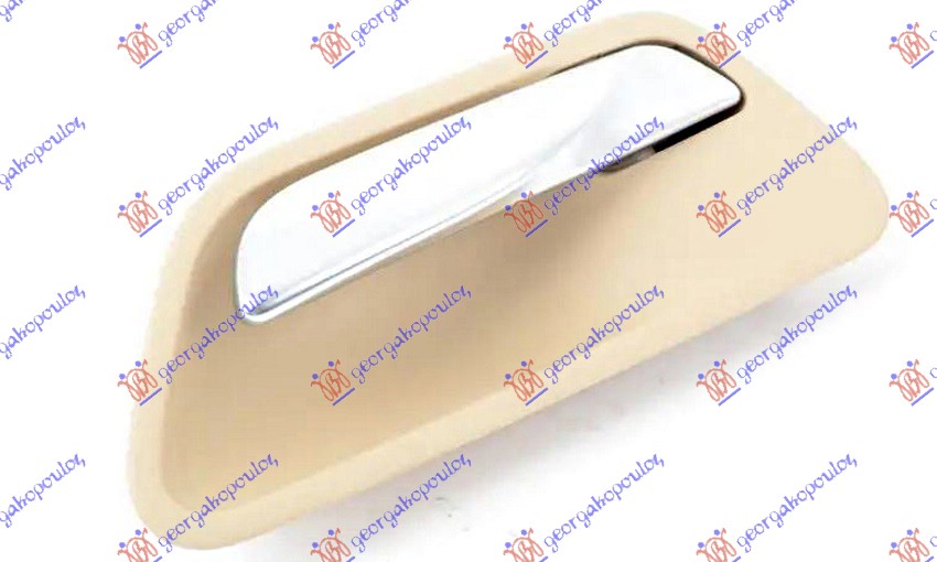 KVAKA PREDNJIH/ZADNJIH VRATA UNUTRASNJA SREBRNA/KREM - LEVO