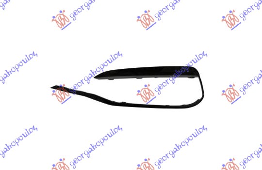 OKVIR RESETKE PREDNJEG BRANIKA CRNI (SPORT LINE) - LEVO