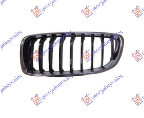 PVC MASKA HROM/CRNA (SPORT LINE) - LEVO