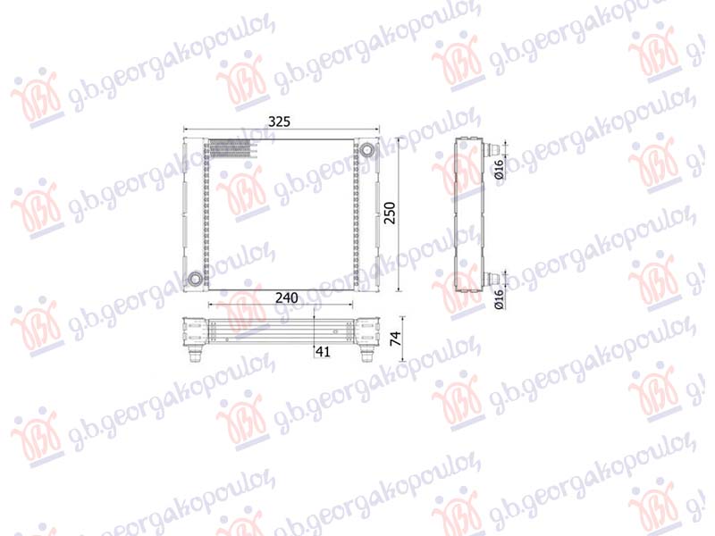 HLADNJAK MOTORA DODATNI 4.4 BENZIN (DESNO) (240x250)