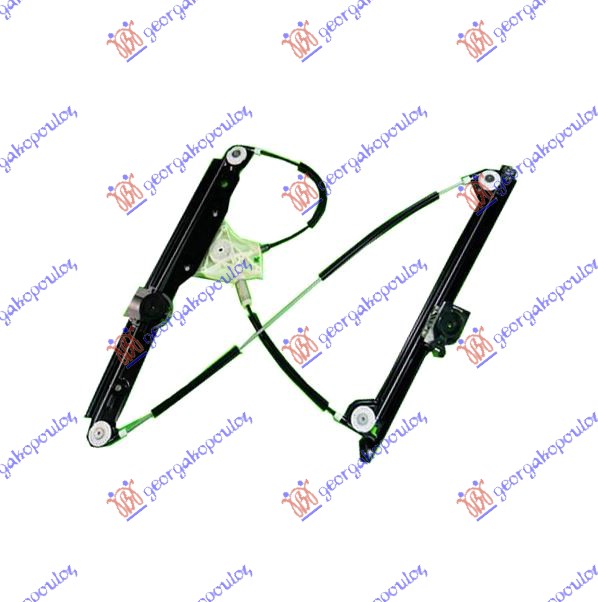 PODIZAC PREDNJEG PROZORA ELEKTRICNI (BEZ MOTORA) (GT/F07) - LEVO